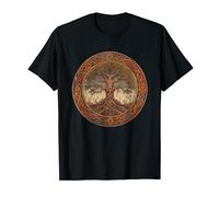 Art Celte Arbre avec Motifs Celtiques T-Shirt