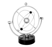 Art Cinétique Boule Oscillante à Mouvement Perpétuum | Boule Pendule Électrique pour Jouet De Bureau, Décoration De Table Innovante, Jouet De Physique D'équilibre Pour Bureau À Domicile, Reg