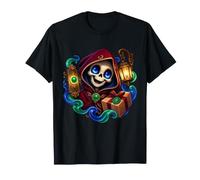 Art Circulaire de la Faucheuse sympathique Polite Visiteur T-Shirt