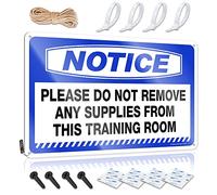 Art Collection Nostalgic Notice Please Do Not Remove Any Supplies from This Training Room For Checkout - Necessities Customizable (30 x 40 cm)