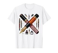 Art Collectionneur Stylo Plume Illustration Nouveau Elegant T-Shirt