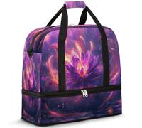 Art Color Sac de voyage à motif floral pour homme et femme Sac fourre-tout pliable 47 l pour le sport, la gym, le yoga, couleur, 47 L, Organiseur de sac