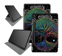 Art Color Tree Étui pour Samsung Galaxy Tab S9 Ultra 2023/S8 Ultra 2022 [SM-X910/X916B/X918U/X900/X906] avec porte-stylo S rotatif à 360 degrés, plusieurs angles de vue avec mise en veille/réveil
