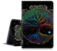 Art Color Tree Étui pour Samsung Galaxy Tab S9 Ultra et S8 Ultra 14,6", plusieurs angles de vue avec porte-stylo, mise en veille/réveil automatique pour Galaxy Tab S9 Ultra