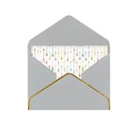 Art coloré dessiné à la main avec flèches de style bohème cartes vierges avec enveloppes, cartes de vœux simples avec enveloppes, envoyer à un ami proche