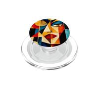 Art Contemporain Formes géométriques Art Moderne PopSockets PopGrip pour MagSafe