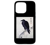 Art Corbeau Japonais - Peinture Traditionnelle au Pinceau à l'encre Coque pour iPhone 15 Pro Max