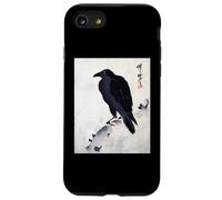 Art Corbeau Japonais - Peinture Traditionnelle au Pinceau à l'encre Coque pour iPhone SE (2020) / 7/8