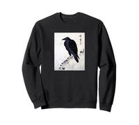 Art Corbeau Japonais - Peinture Traditionnelle au Pinceau à l'encre Sweatshirt