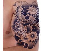 Art corporel imperméable semi-permanent - autocollants à motifs floraux réalistes, faux tatouages temporaires pour femmes et hommes, décoration de la peau de fête de vacances | Décalcomanies