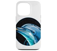 Art Cosmique Dauphin Dauphins Coque pour iPhone 13 Pro