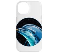 Art Cosmique Dauphin Dauphins Coque pour iPhone 14