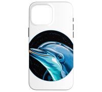 Art Cosmique Dauphin Dauphins Coque pour iPhone 16 Pro Max