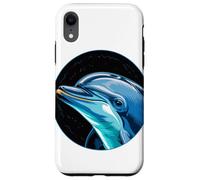 Art Cosmique Dauphin Dauphins Coque pour iPhone XR