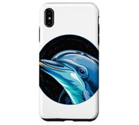 Art Cosmique Dauphin Dauphins Coque pour iPhone XS Max