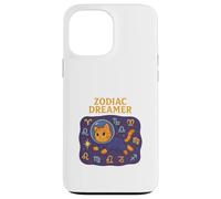 Art Cosmique pour Chats Zodiac Dreamer Coque pour iPhone 13 Pro Max