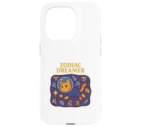 Art Cosmique pour Chats Zodiac Dreamer Coque pour iPhone 15 Pro