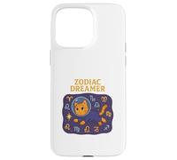 Art Cosmique pour Chats Zodiac Dreamer Coque pour iPhone 15 Pro Max