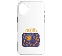 Art Cosmique pour Chats Zodiac Dreamer Coque pour iPhone 16 Plus