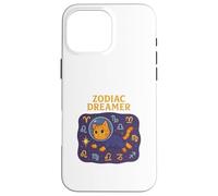 Art Cosmique pour Chats Zodiac Dreamer Coque pour iPhone 16 Pro Max