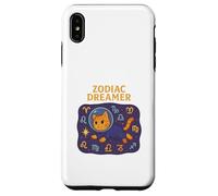 Art Cosmique pour Chats Zodiac Dreamer Coque pour iPhone XS Max