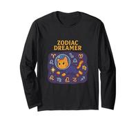 Art Cosmique pour Chats Zodiac Dreamer Manche Longue