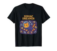 Art Cosmique pour Chats Zodiac Dreamer T-Shirt