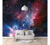 Art Créatif Tridimensionnel De Ciel Étoilé Coloré Papier Peint 3D Installation Facile Intissé Tapisserie Bureau Salon Canapé Chambre Décoration Murale-430cm×300cm
