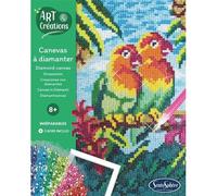 Sentosphère Canevas à Diamanter Inséparables – Activité manuelle strass enfants – Dès 8 ans