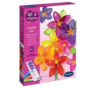 Sentosphère – Peinture vitrail Crystal Flor – 8 fleurs à créer en verre effilé – Dès 8 ans