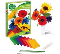 Art & Créations : Fleurs en crépon : Bouquet champêtre