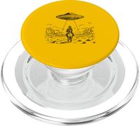 Art croisé de Science-Fiction Western Cowboy UFO PopSockets PopGrip pour MagSafe