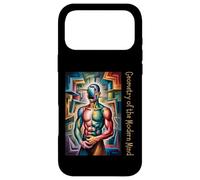 Art cubiste Géométrie De l'esprit Moderne Abstrait Coque pour iPhone 17 Pro Max