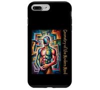 Art cubiste Géométrie De l'esprit Moderne Abstrait Coque pour iPhone 7 Plus/8 Plus
