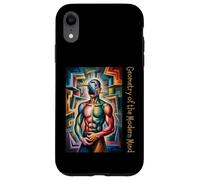 Art cubiste Géométrie De l'esprit Moderne Abstrait Coque pour iPhone XR