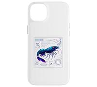 Art Cyberpunk Demon Blue Dream Shrimp pour Les Fans d'aquascaping Coque pour iPhone 14 Plus