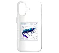 Art Cyberpunk Demon Blue Dream Shrimp pour Les Fans d'aquascaping Coque pour iPhone 17
