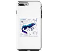 Art Cyberpunk Demon Blue Dream Shrimp pour Les Fans d'aquascaping Coque pour iPhone 7 Plus/8 Plus