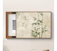 Art D'armoire De Distribution Caché, Peinture De Panneau Décoratif, Dissimulation De Boîte De Compteur Électrique, Décoration Murale De Tableau De Distribution(Bamboo 1-F,31.5x23.6in)