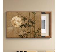 Art D'armoire De Distribution Caché, Peinture De Panneau Décoratif, Dissimulation De Boîte De Compteur Électrique, Décoration Murale De Tableau De Distribution(Bamboo 2-R,31.5x23.6in)
