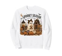 Art d'automne en Forme de fantôme Mignon, Doux et étrange, de la Saison effrayante Sweatshirt