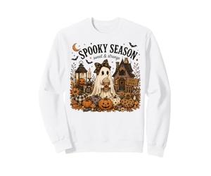Art d'automne en Forme de fantôme Mignon, Doux et étrange, de la Saison effrayante Sweatshirt