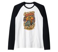 Art d'Aventure Cosmique de Cowboy Alien Manche Raglan