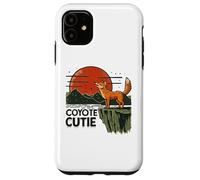 Art d'aventure Coyote Cutie Coucher de Soleil Coque pour iPhone 11