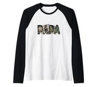 Art d'aventure dans la nature en plein air avec Papa Fishing Manche Raglan