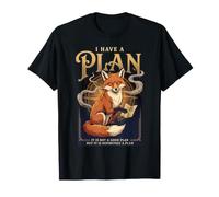 Art d'aventure et de stratégie Sarcastique de Clever Fox Bad Plan T-Shirt