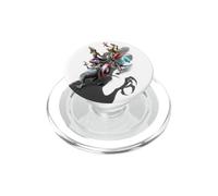 Art d'aventure préhistorique de drôles de héros de Dinosaures T-Rex Raptor PopSockets PopGrip pour MagSafe