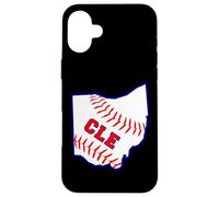 Art de Baseball du Centre-Ville de Cleveland (Ohio) CLE Love The Land Gifts Coque pour iPhone 16 Plus