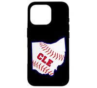 Art de Baseball du Centre-Ville de Cleveland (Ohio) CLE Love The Land Gifts Coque pour iPhone 16 Pro