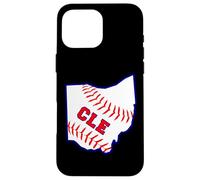 Art de Baseball du Centre-Ville de Cleveland (Ohio) CLE Love The Land Gifts Coque pour iPhone 16 Pro Max